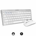 Teclado y Ratón Inalámbrico Subblim OCO015 Combo Multidispositivo Compacto PT/ Plata/ Portugués