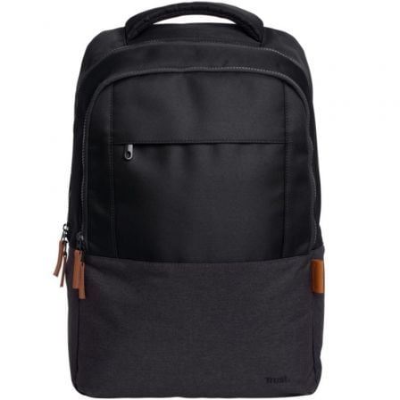 depau-TRU-MOCHI-LISBOA-16-BK Mochila Trust Lisboa para Portátiles hasta 16"/ 23L/ Negra - Imagen 1