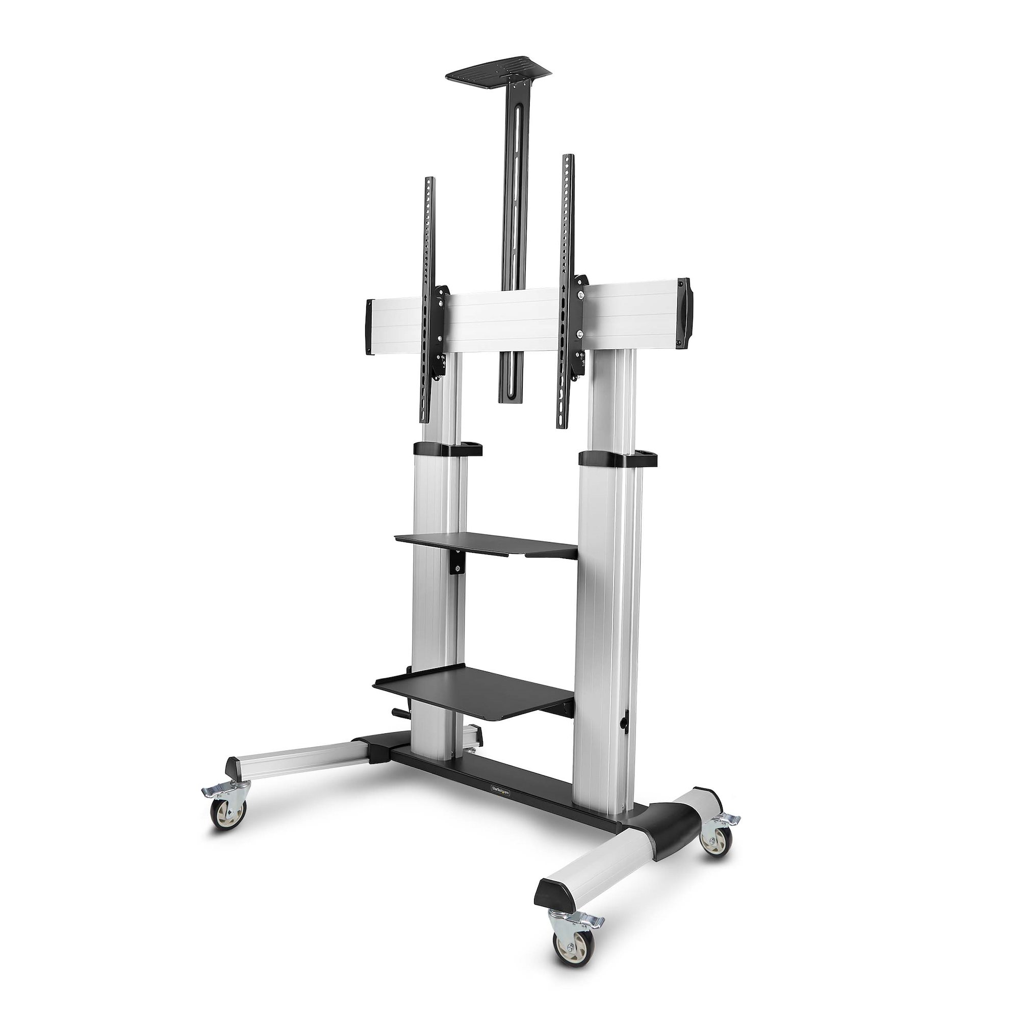 StarTech.com Carrito Soporte Móvil con Ruedas para TV de Pantalla Plana de 60 a 100 Pulgadas o 100kg - Soporte Rodante Ajustable en Altura para Televisor LCD StarTech.com Carrito Soporte Móvil con Ruedas para TV de Pantalla Plana de 60 a 100 Pulgadas o 100kg - Soporte Rodante Ajustable en Altura para Televisor LCD - Imagen 1