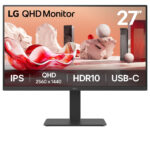 LG 27BA65QB-B.AEU pantalla para PC 68,6 cm (27") 2560 x 1440 Pixeles Wide Quad HD LED Negro