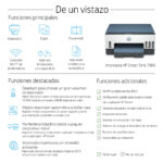 HP Smart Tank 7006 Inalámbrico All-in-One Color Impresora, Impresión a doble cara; Copiadora y escáner