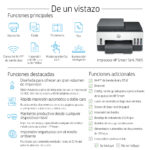 HP Smart Tank 7605 Inalámbrico All-in-One Color Impresora, Impresión a doble cara; Copiadora y escáner
