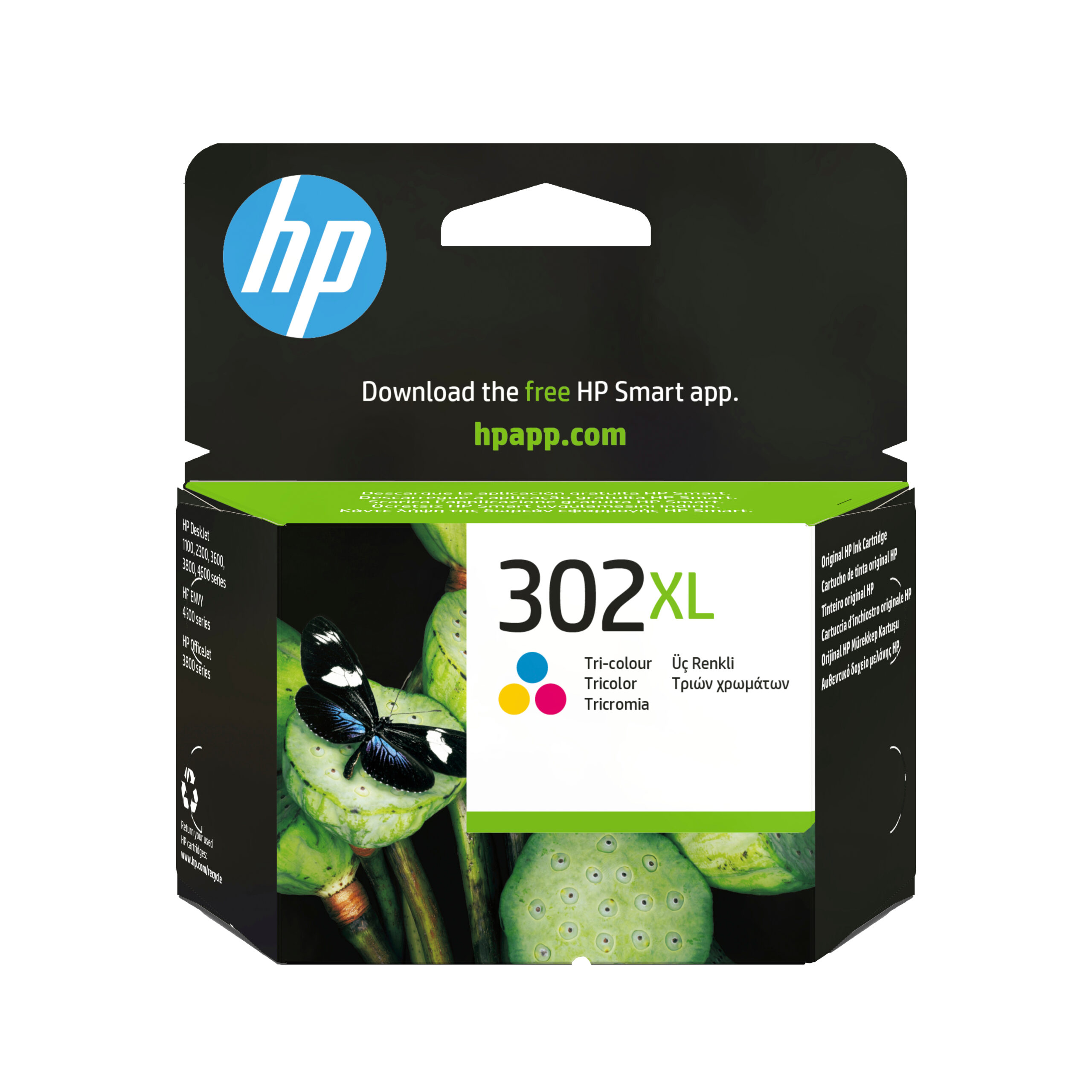 Tinta Original Hp n302 XL Color f6u67ae Tinta Original HP N302 XL Color F6U67AE - Imagen 1