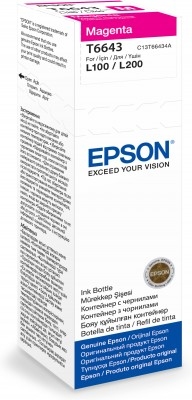 Tinta Original Epson Bote Ecotank T6643 / Magenta / ET-2500 / ET-2600 / ET-4500