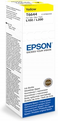 Tinta Original Epson Bote Ecotank T6644 / Amarillo / ET-2500 / ET-2600 / ET-4500