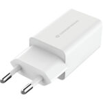Cargador de red USB X2 / 12W / Blanco / Althea Mini / Conceptronic / ALTHEA06W