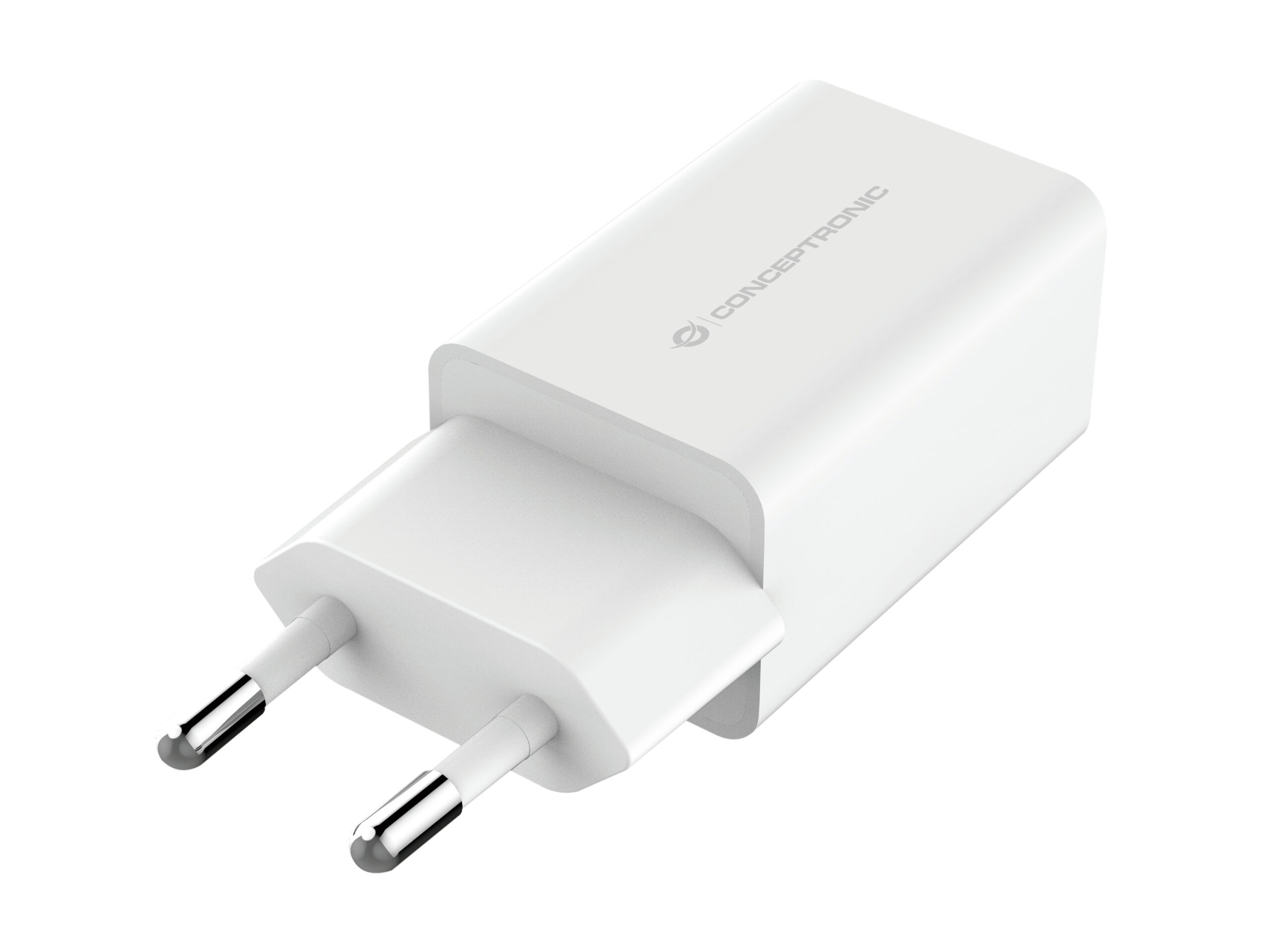 Cargador de red Usb x2 / 12w / Blanco / Althea Mini / Conceptronic / ALTHEA06W Cargador de red USB X2 / 12W / Blanco / Althea Mini / Conceptronic / ALTHEA06W - Imagen 1