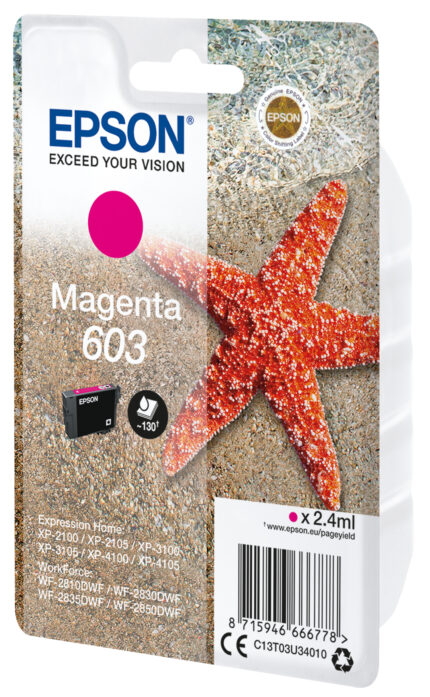 Singlepack magenta 603 ink