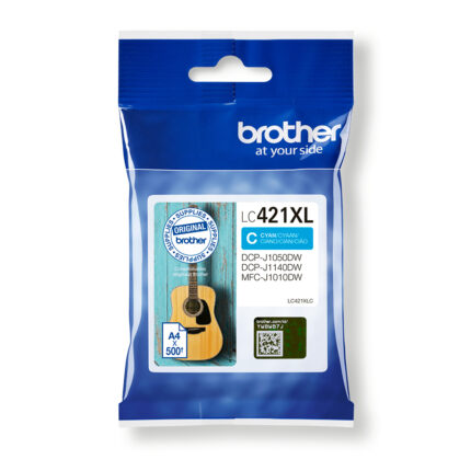 Tinta Original Brother LC421 XL Cian