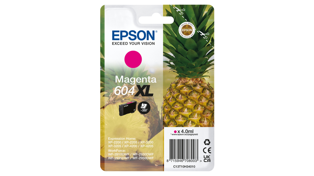 ÷ Singlepack magenta 604xl ink Singlepack magenta 604XL ink - Imagen 1