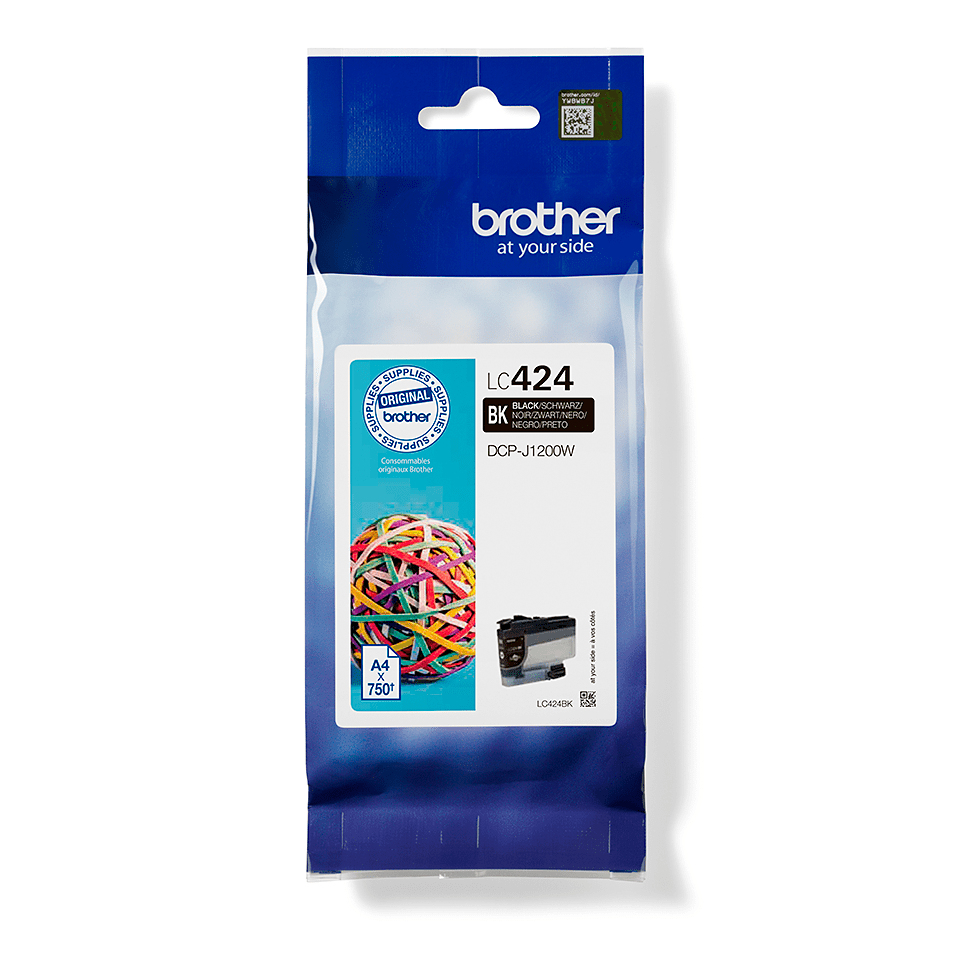 Tinta Original Brother LC424 Negro Tinta Original Brother LC424 Negro - Imagen 1