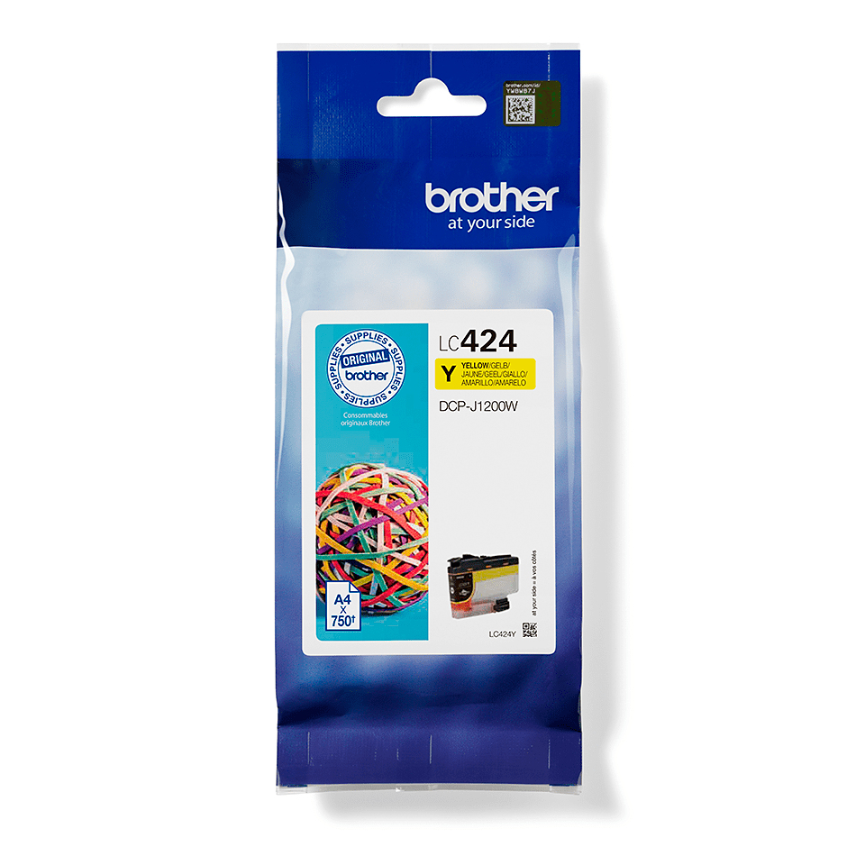 Tinta Original Brother LC424 Amarillo Tinta Original Brother LC424 Amarillo - Imagen 1
