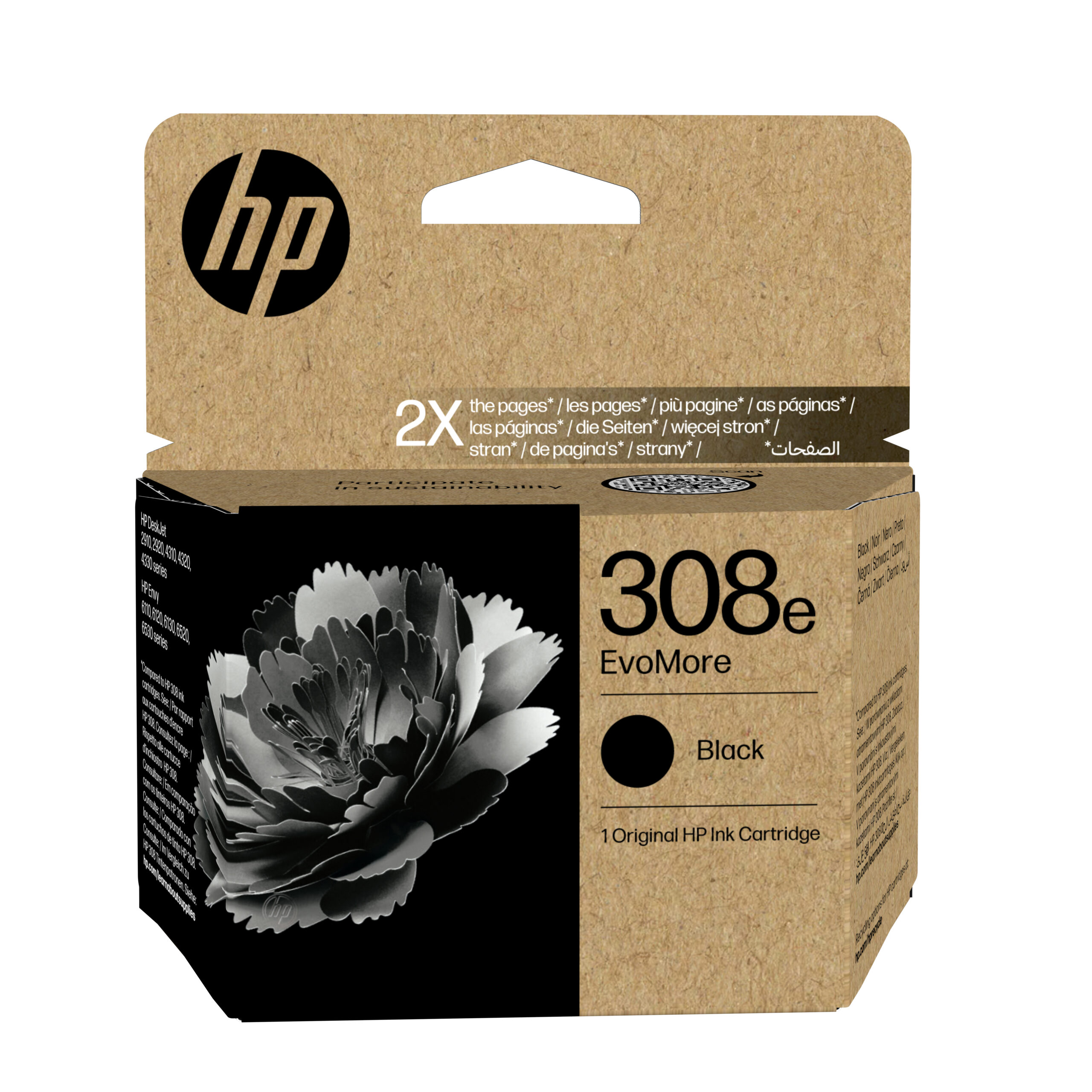 Tinta Original HP N308E EvoMore Negro 7FP22UE Tinta Original HP N308E EvoMore Negro 7FP22UE - Imagen 1