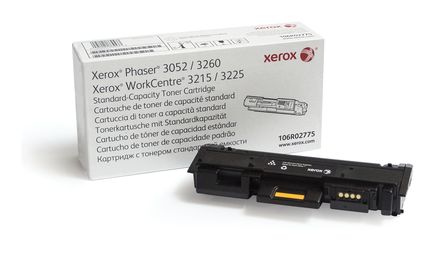 Tóner original Xerox 106R02775 negro 1.500 páginas Tóner original Xerox 106R02775 negro 1.500 páginas - Imagen 1