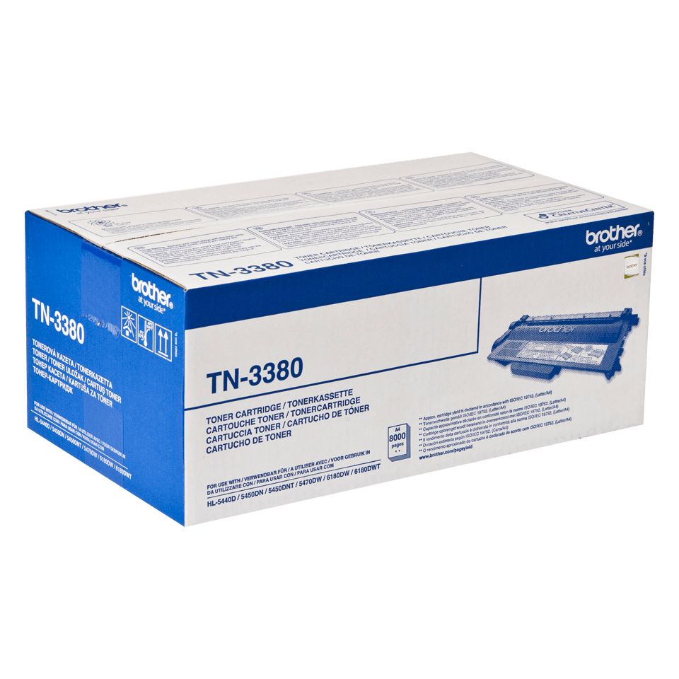 Tóner original Brother TN3380 negro 8.000 páginas Tóner original Brother TN3380 negro 8.000 páginas - Imagen 1