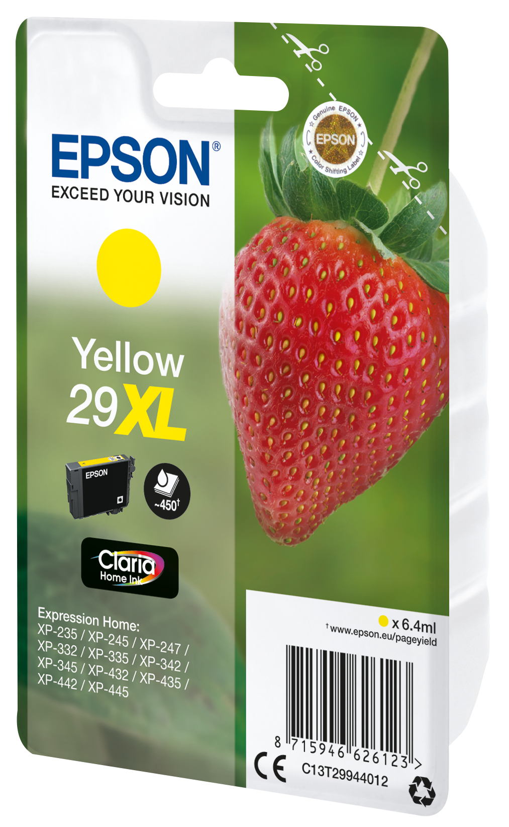 Tinta original Epson T2994 xl amarillo C13T29944012 6.4ML Tinta original Epson T2994 xl amarillo C13T29944012 6.4ML - Imagen 1