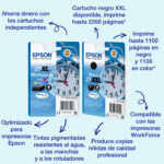 Tinta original Epson T2702 cian C13T27024012 3.6ML