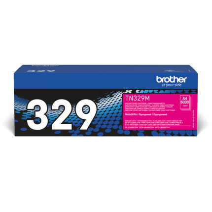 Tóner original Brother TN329M magenta 6.000 páginas
