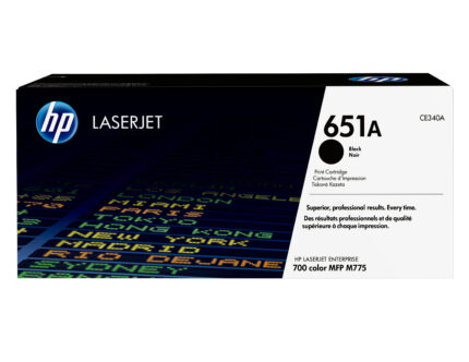 Tóner original HP CE340AH negro 651A 13.500 páginas