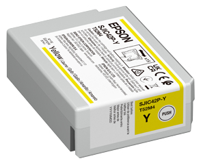 Tinta original Epson SJIC42P-Y amarillo C13T52M440 50ML