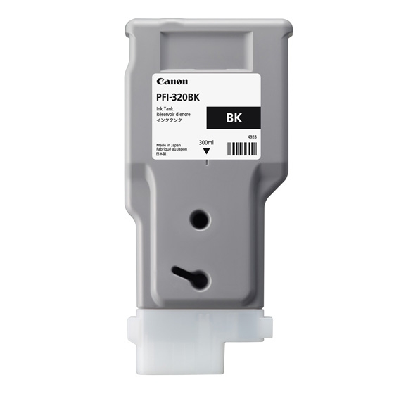 Tinta original Canon PFI-320BK negro 300ML Tinta original Canon PFI-320BK negro 300ML - Imagen 1