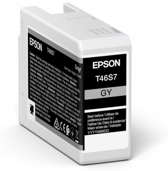 Tinta original Epson T46S7 gris C13T46S700 25ML