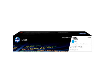 Tóner original HP W2071A 117A cian 700 páginas