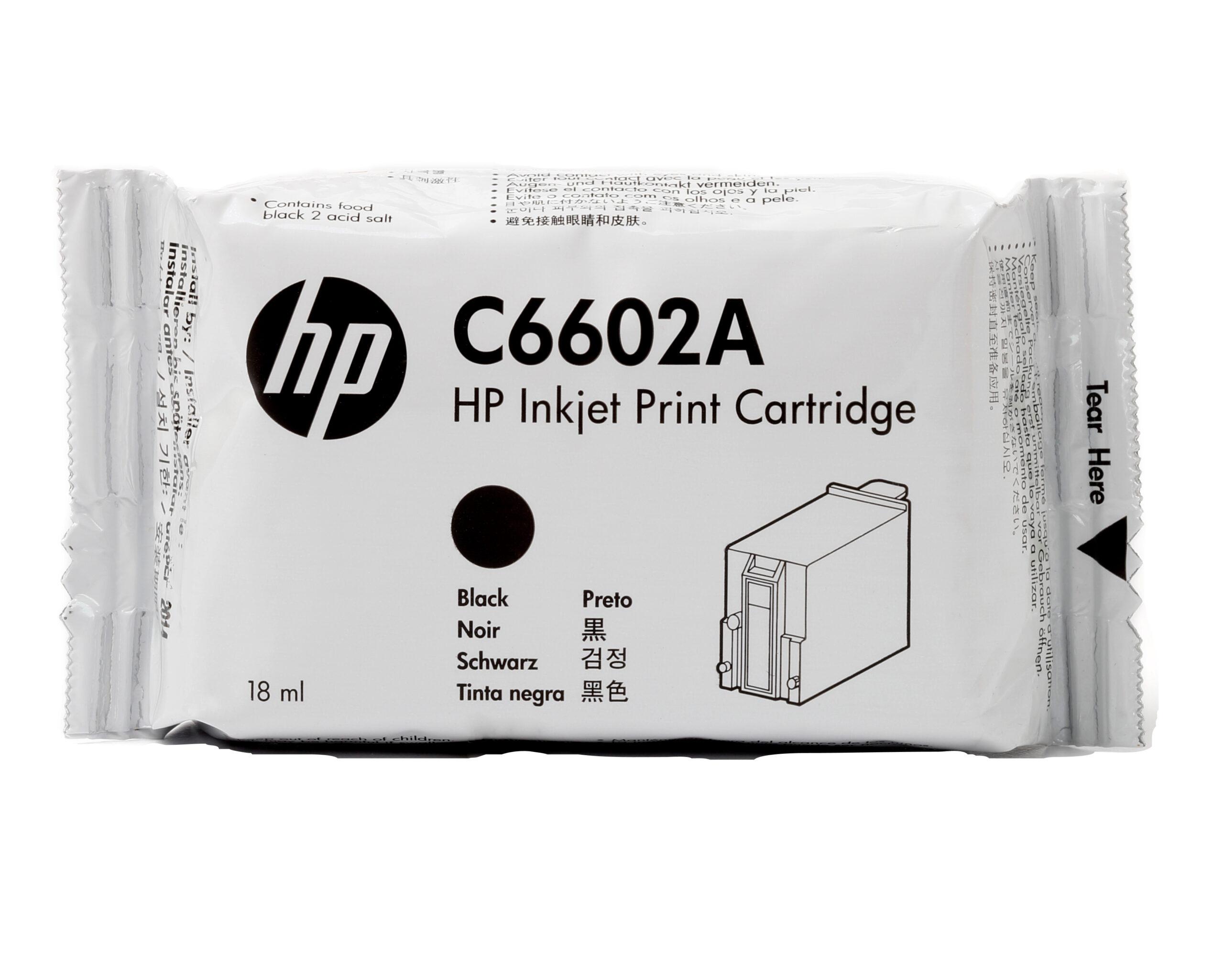 Tinta original HP C6602A negro 18ML Tinta original HP C6602A negro 18ML - Imagen 1