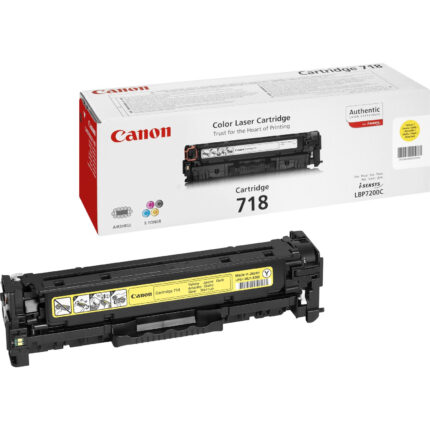Tóner original Canon CRG-718Y amarillo 2.900 páginas