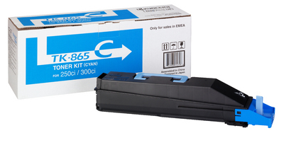 Tóner original Kyocera TK-865C cian 12.000 páginas