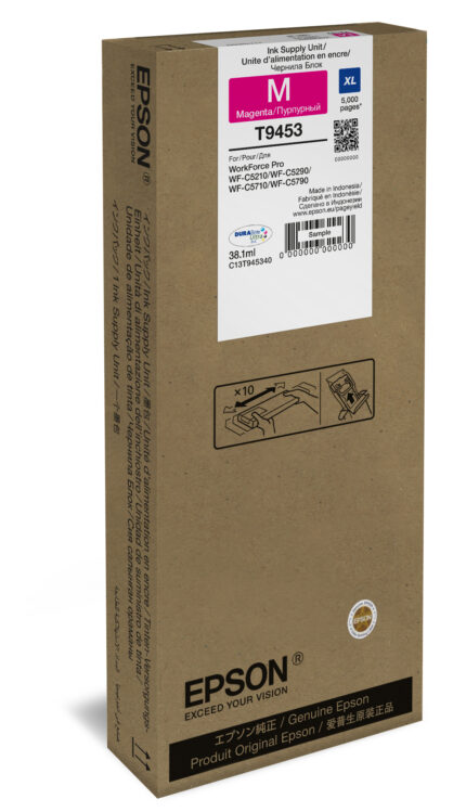 Tinta original Epson T9453 xl magenta C13T945340 5.000 páginas
