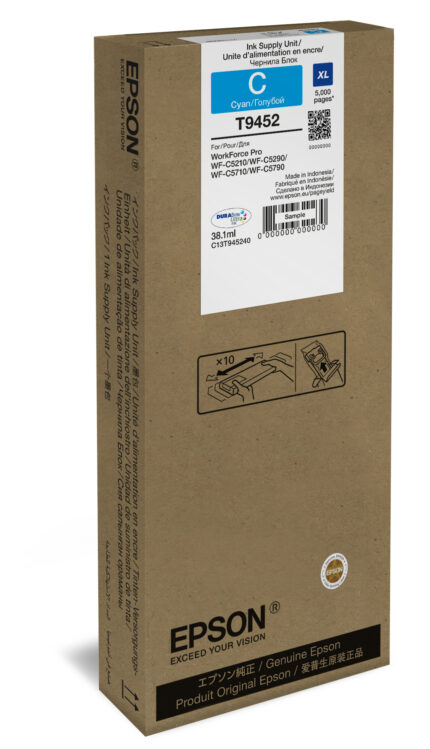 Tinta original Epson T9452 xl cian C13T945240 5.000 páginas