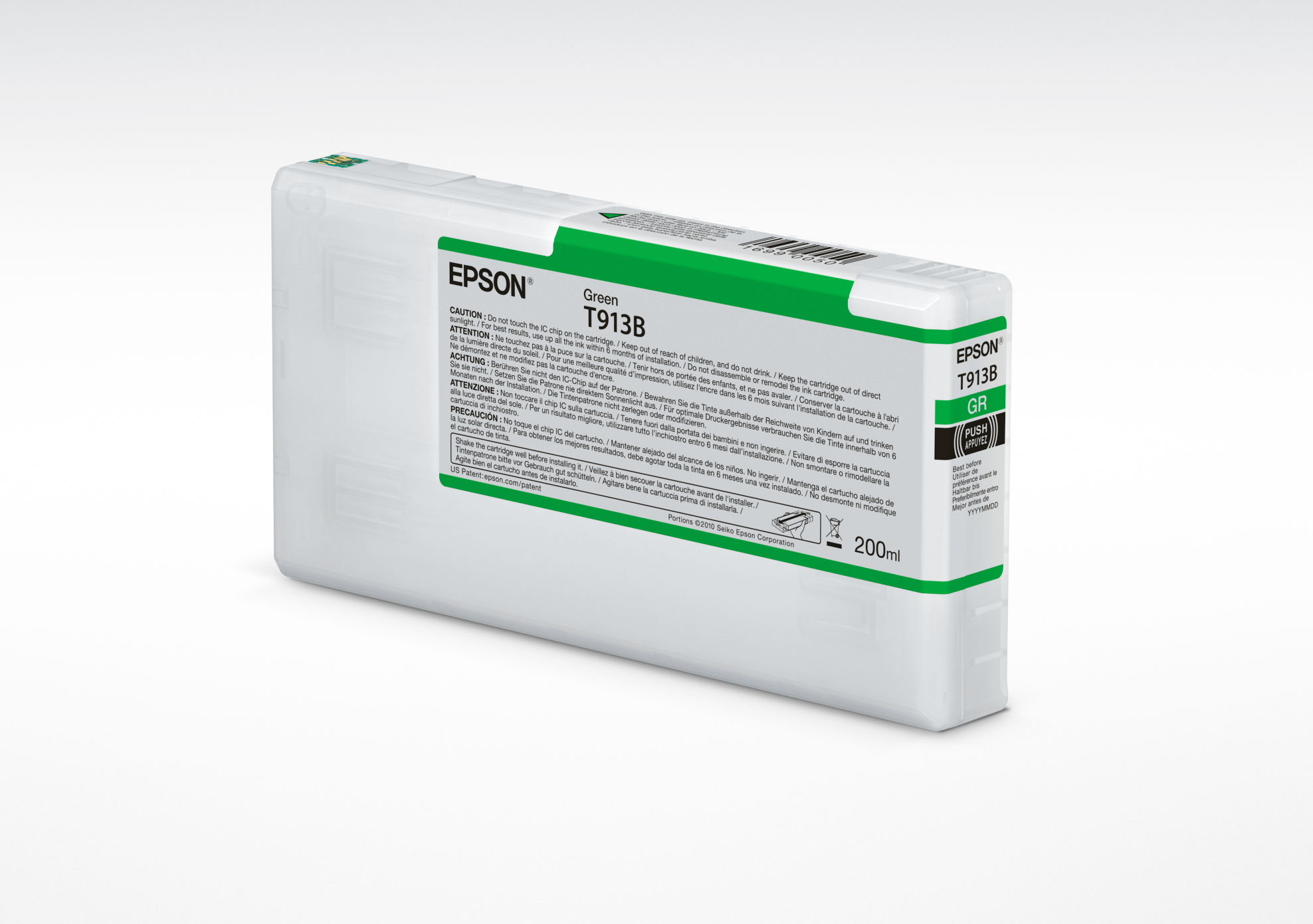 Tinta original Epson T913B verde C13T913B00 200ML Tinta original Epson T913B verde C13T913B00 200ML - Imagen 1