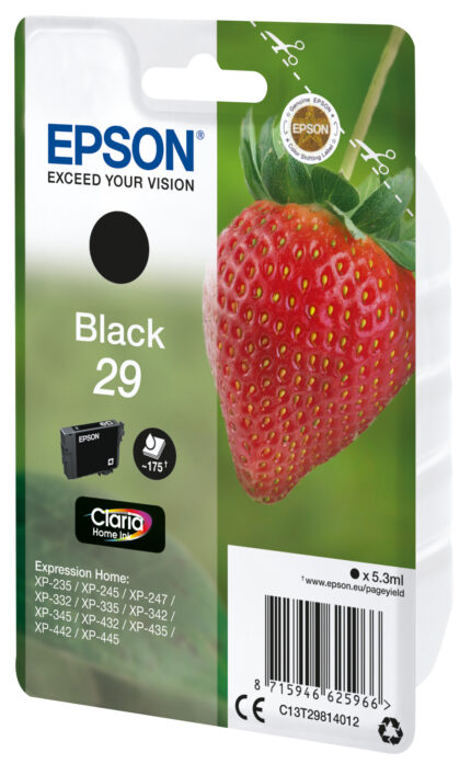 Tinta original Epson T2981 negro C13T29814022 5.3ML - con alarma