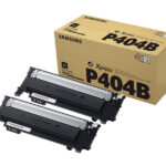Pack 2 tóner originales Samsung CLT-P404B negro 1.500 páginas