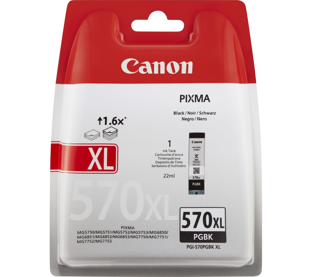 Tinta original Canon PGI570 xl negro 22ML – caja seguridad Tinta original Canon PGI570 xl negro 22ML - caja seguridad - Imagen 1