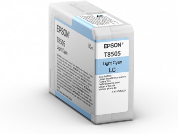Tinta original Epson T8505 cian claro C13T850500 80ML