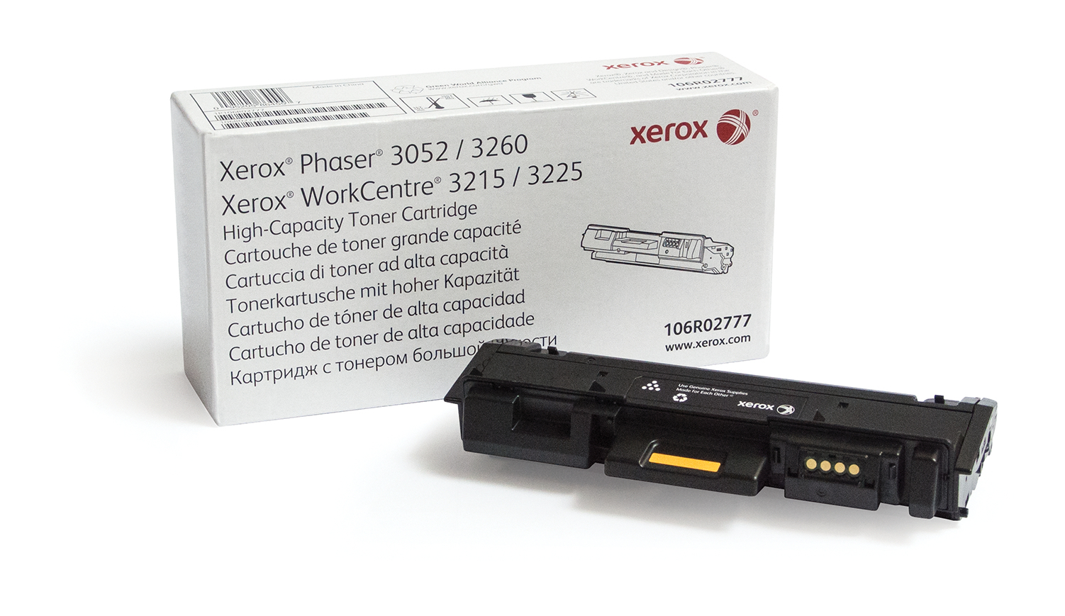 Tóner original Xerox 106R02777 negro 3.000 páginas Tóner original Xerox 106R02777 negro 3.000 páginas - Imagen 1