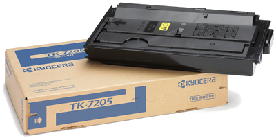 Tóner original Kyocera TK-7205 negro 35.000 páginas