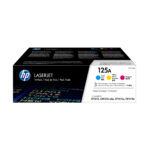 Pack 3 unidades tóner originales HP CF373AM cian / magenta / amarillo 125A 1.400 páginas