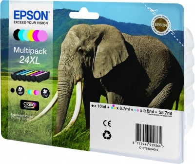 Tinta original Epson T2438 xl multipack C13T24384010