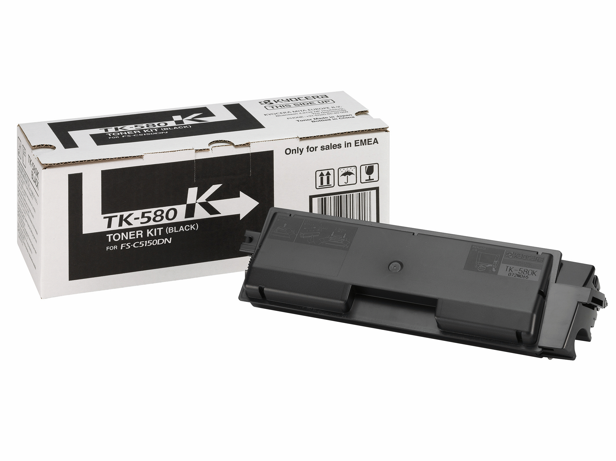 Tóner original Kyocera TK-580K negro 3.500 páginas Tóner original Kyocera TK-580K negro 3.500 páginas - Imagen 1