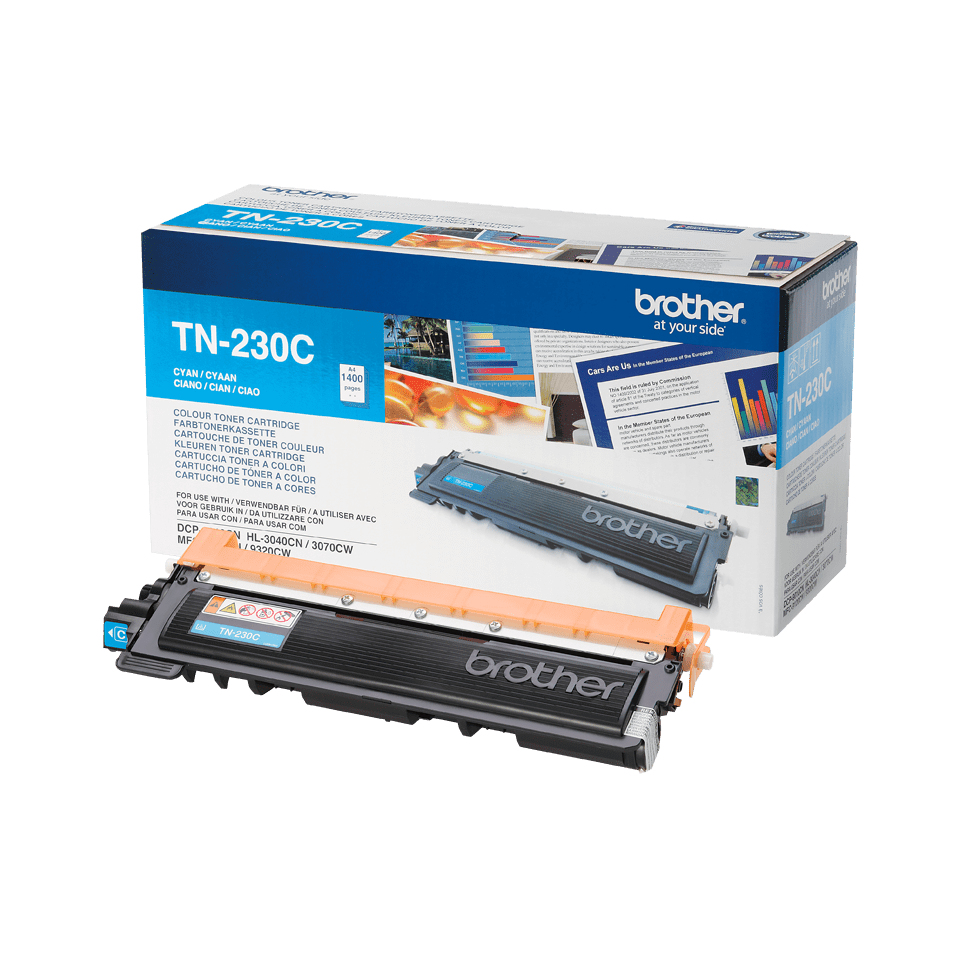 Tóner original Brother TN230C cian 1.400 páginas Tóner original Brother TN230C cian 1.400 páginas - Imagen 1