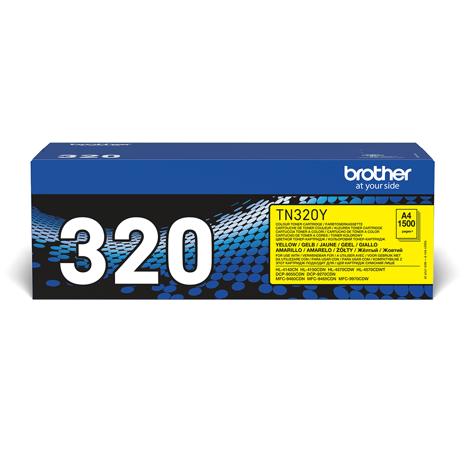 Tóner original Brother TN320Y amarillo 1.500 páginas Tóner original Brother TN320Y amarillo 1.500 páginas - Imagen 1
