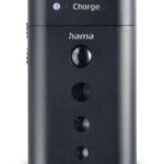 Cargador pilas recargables hama delta travel universal baterias de litio y nimh usb-c color negro
