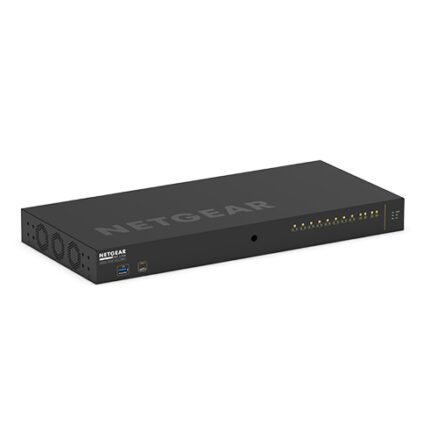 NETGEAR GSM4212PX Gestionado L2/L3 Gigabit Ethernet (10/100/1000) Energía sobre Ethernet (PoE) 1U Negro