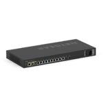 NETGEAR GSM4212PX Gestionado L2/L3 Gigabit Ethernet (10/100/1000) Energía sobre Ethernet (PoE) 1U Negro