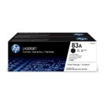 Pack 2 unidades tóner originales HP CF283AD negro 83A 3.000 páginas