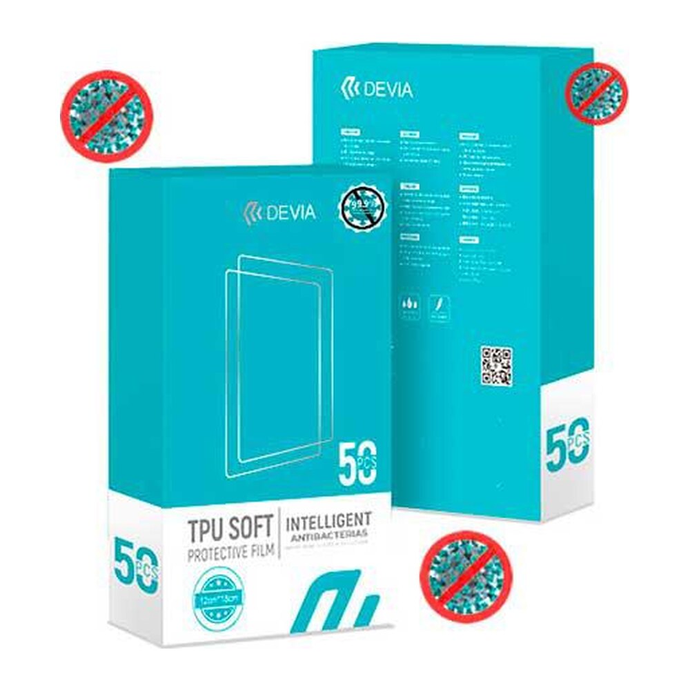 Pack de láminas hidrogel antibacterias Devia (50 láminas) 363085 / 340802 Pack de láminas hidrogel antibacterias Devia (50 láminas) 363085 / 340802