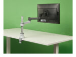 R-Go Tools Brazo de monitor R-Go Zepher Single, para un monitor, ajustable, capacidad de carga de 0-8 Kg, 100% circular, negro